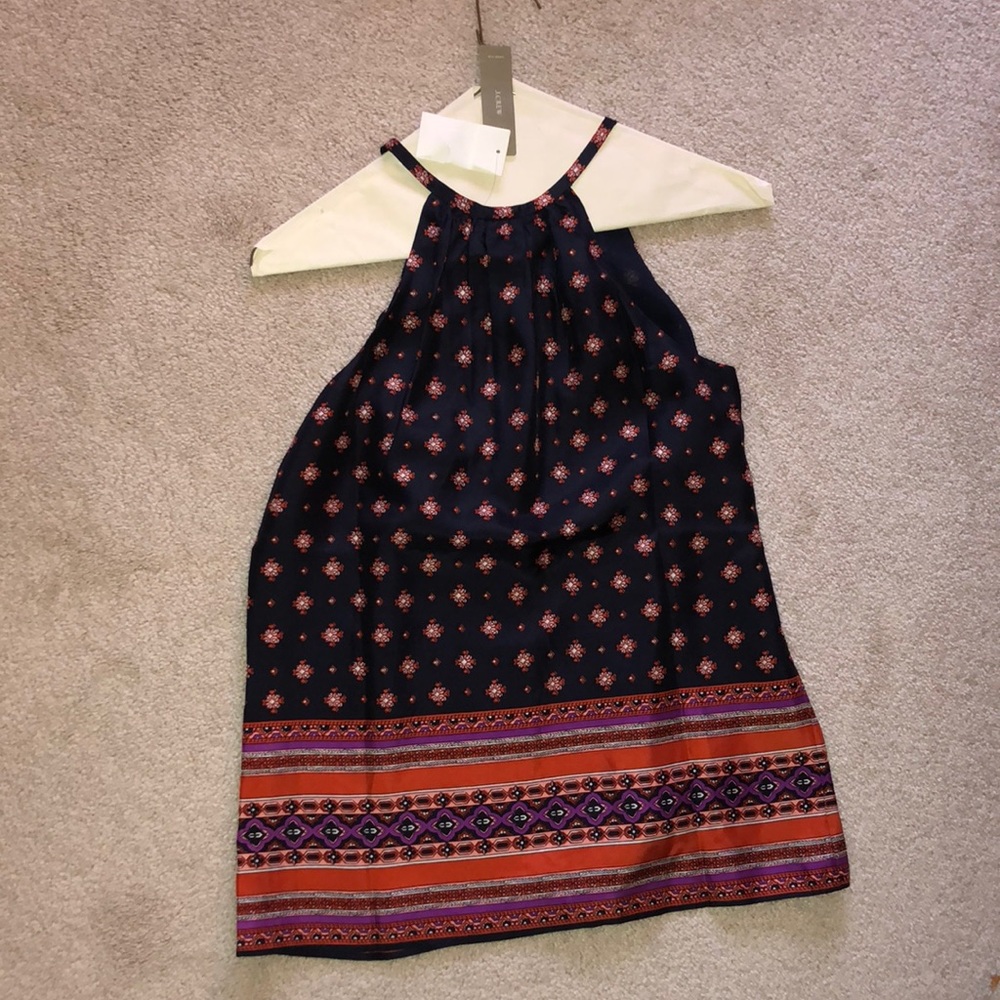 J Crew halter blouse